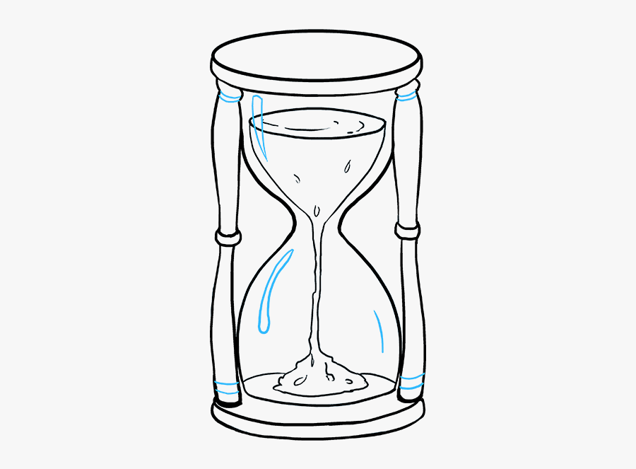 How To Draw An Hourglass Really Easy Drawing Tutorial, Transparent Clipart