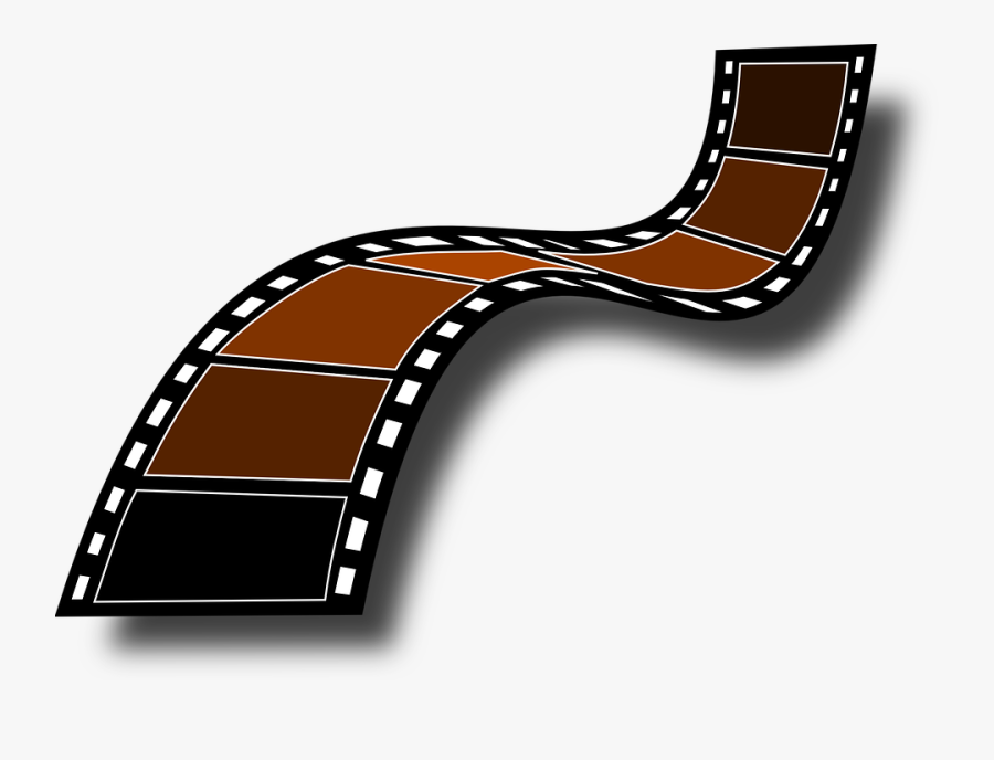 Filmstrip, Film Frames, Camera Film, Roll The Tape - Clip Art Film Strips, Transparent Clipart