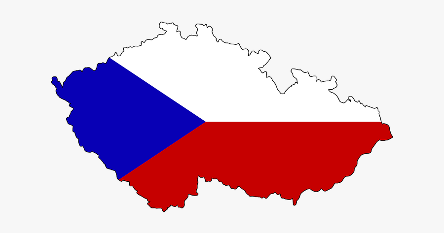 Czech Republic Map Vector, Transparent Clipart