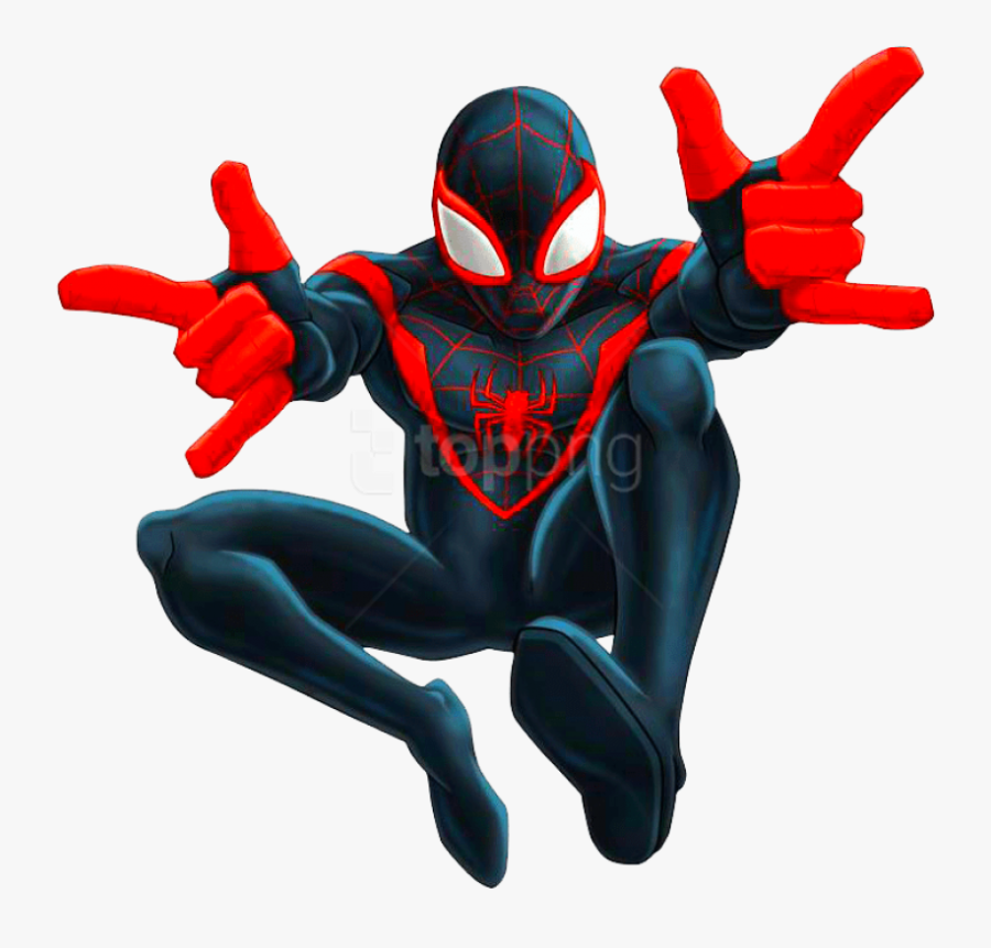 Spider Man Miles Morales Png, Transparent Clipart
