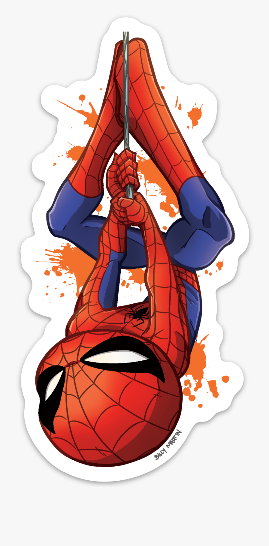 Spider Verse Sticker, Transparent Clipart
