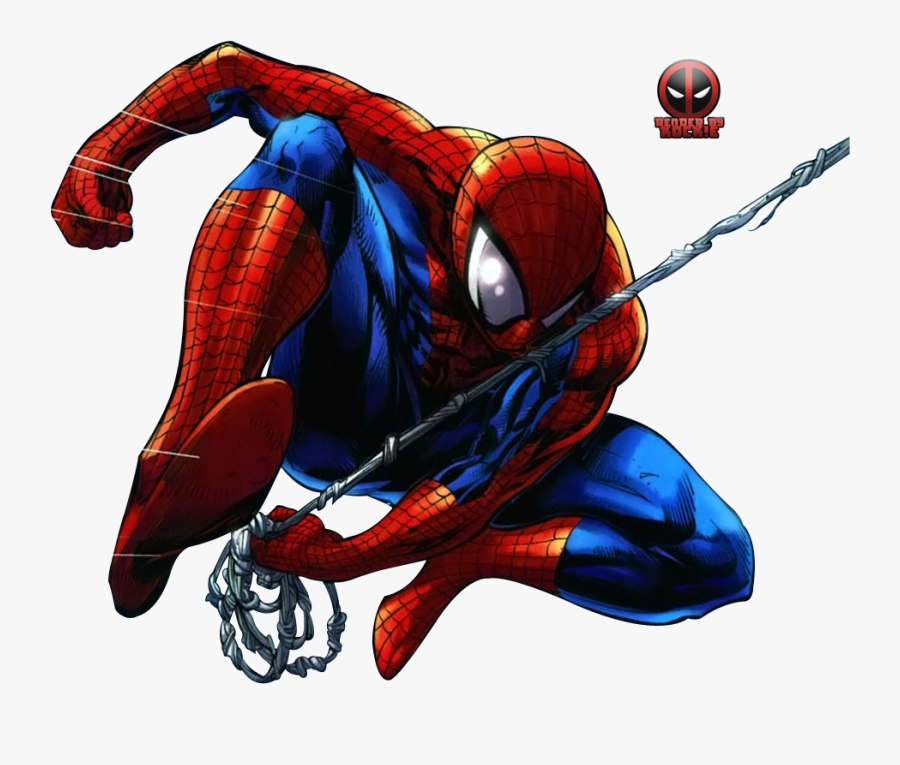 Spiderman Marvel Comic Film Png Photo - Spiderman And Deadpool Venom, Transparent Clipart