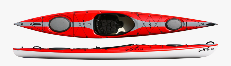 Stellar Touring S Kayaks - Stellar S18 Red, Transparent Clipart