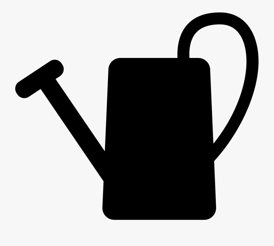 Watering Can Silhouette, Transparent Clipart