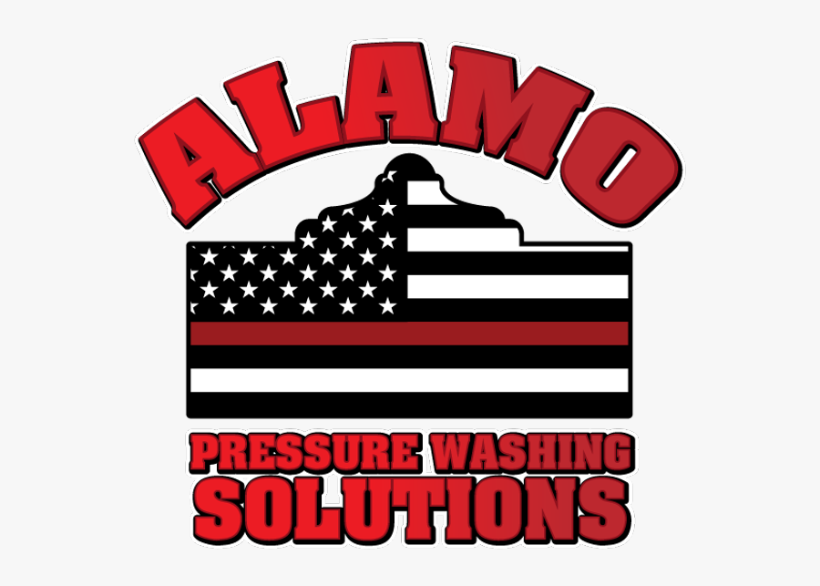 Alamo Pressure Washing Solutions - Blue Lives Matter Flag, Transparent Clipart