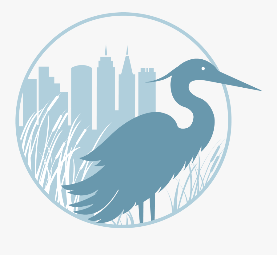 Blue Heron Nature Preserve Logo, Transparent Clipart