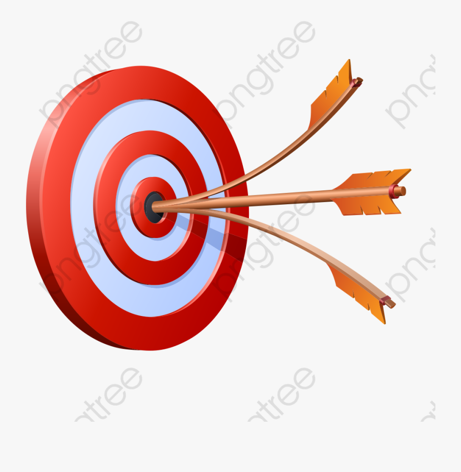 Archery - Archery Cartoon Target, Transparent Clipart