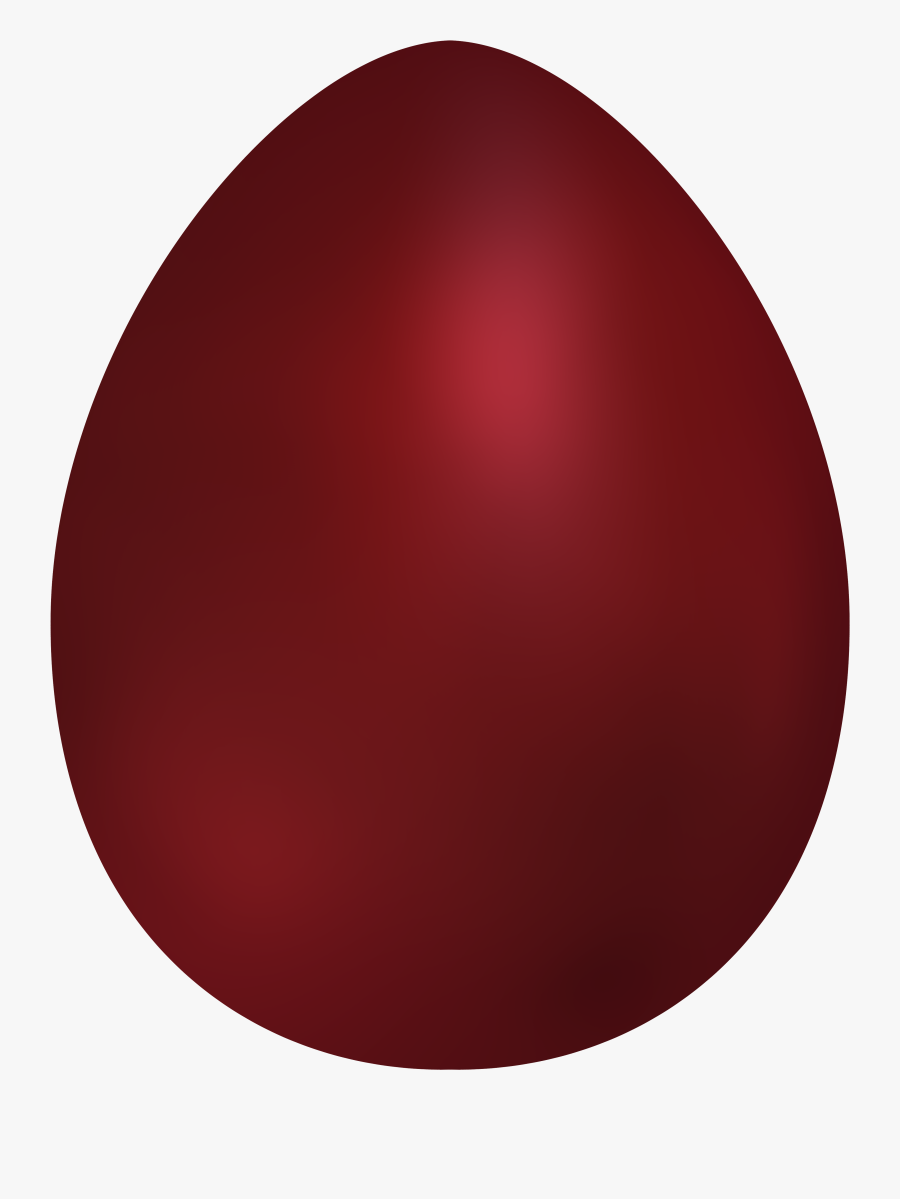 Dark Red Easter Egg Png Clip Art - Pizza Tost, Transparent Clipart