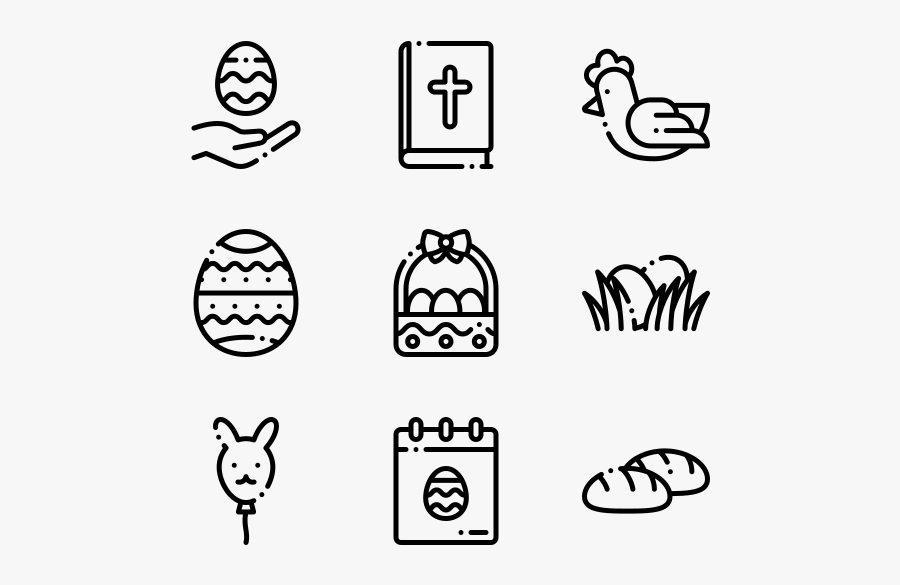 Easter - Optometrist Icon Pack, Transparent Clipart