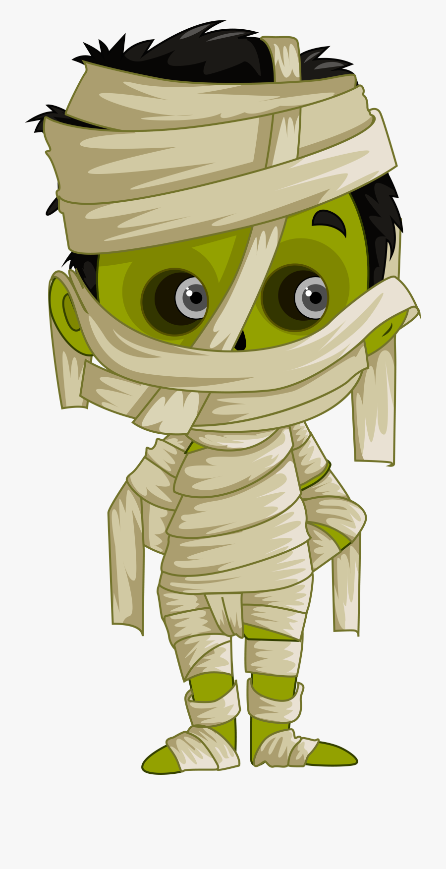Download Cute Halloween Mummy Svg Library - Momia Png , Free ...