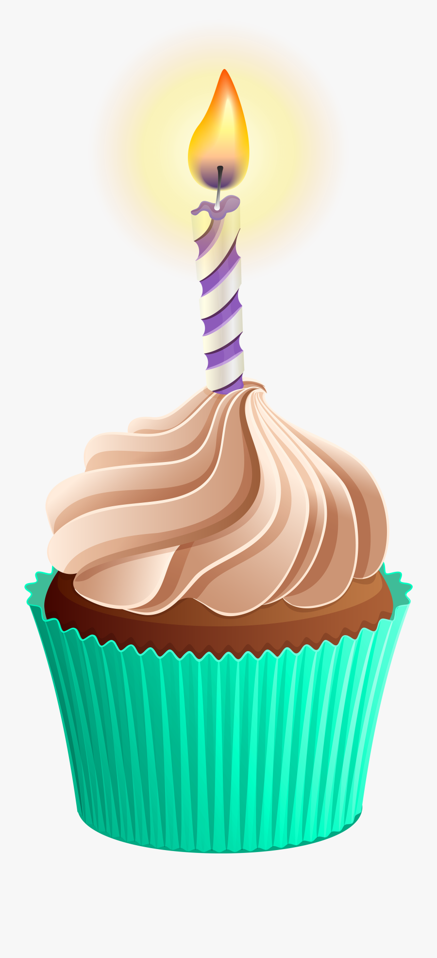 Png Clip Art Image - Transparent Background Birthday Cupcake Clipart ...