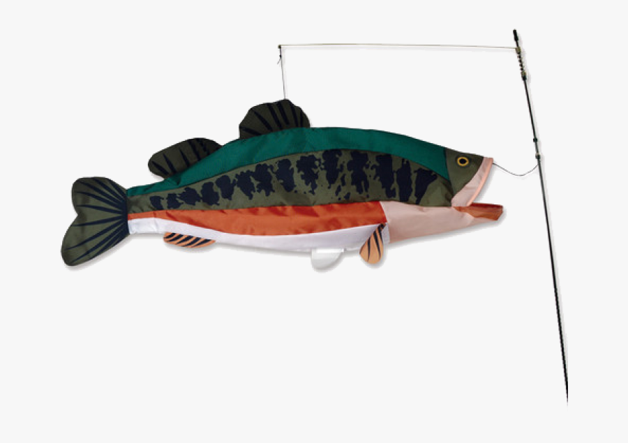 Large Mouth Bass D Fish Shop Kites, Transparent Clipart