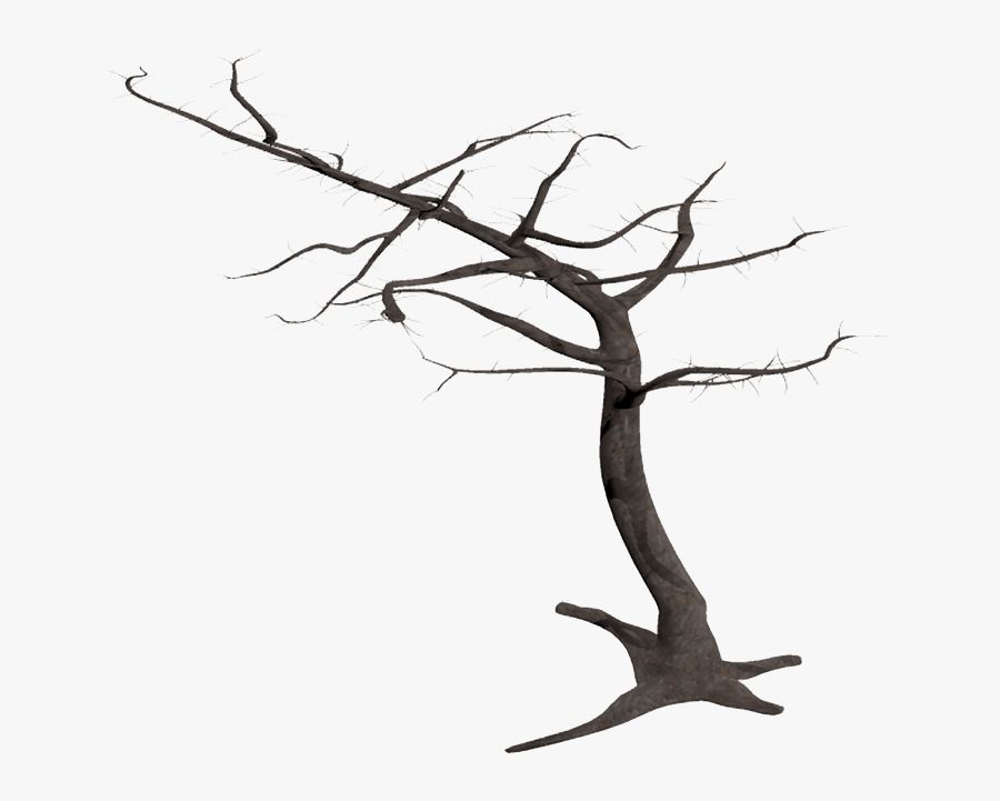 Dead Tree In Wind - Tree Transparent Background With Branches, Transparent Clipart