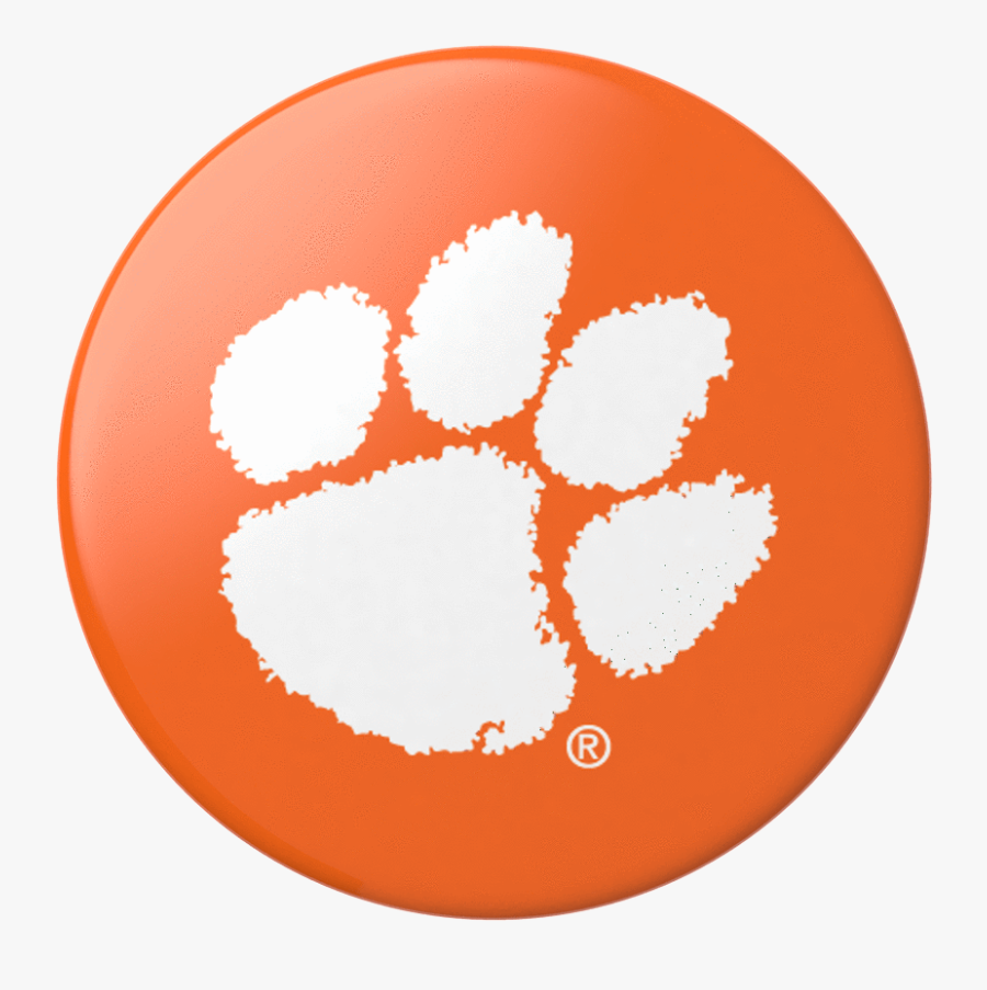 Transparent Clemson Tiger Paw Png - Clemson Logo, Transparent Clipart