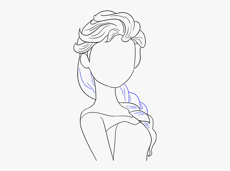 How To Draw Elsa From Frozen - Draw Elsa , Free Transparent Clipart ...