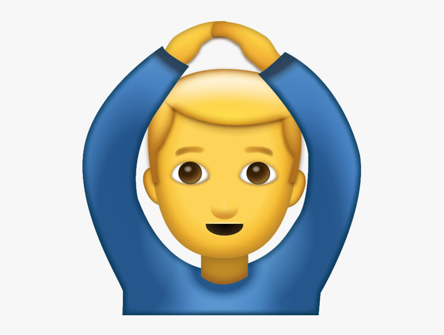 Man Saying Yes Emoji, Transparent Clipart