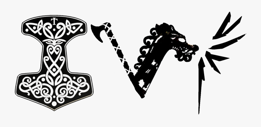 Verbazingwekkend Thors Hammer Symbol Tattoo , Free Transparent Clipart - ClipartKey LT-67