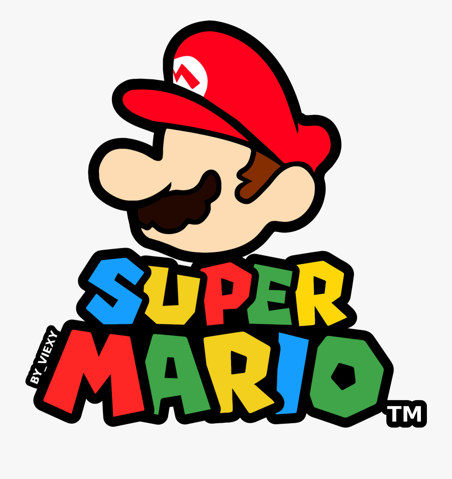 Super Mario Logo Png, Transparent Clipart