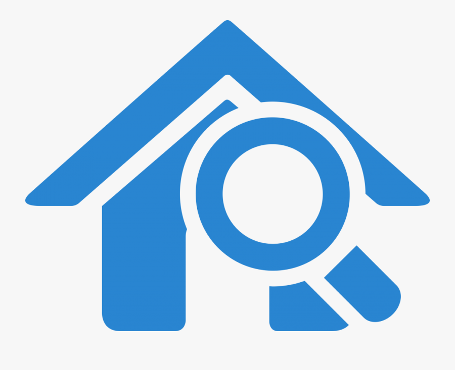 Search Home Icon, Transparent Clipart