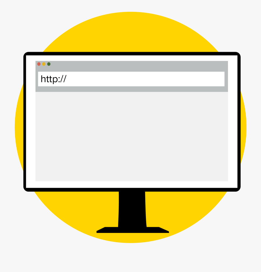 Sign Up On A Computer - Circle, Transparent Clipart