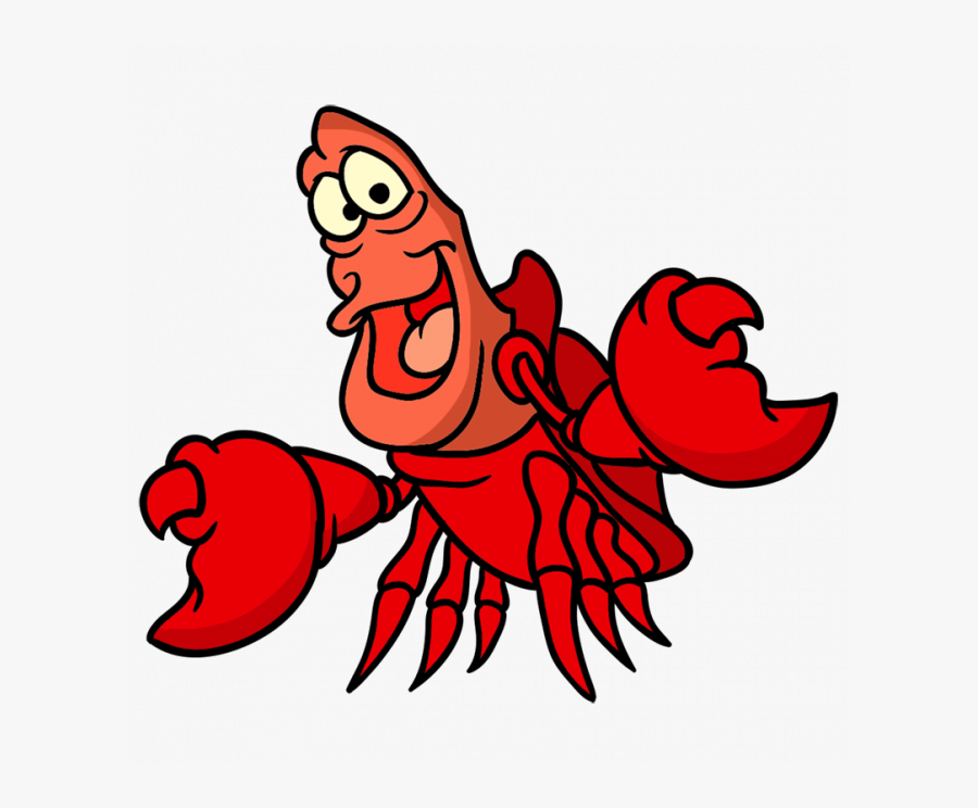 How To Draw Mermaids - Lobster From Little Mermaid, Transparent Clipart