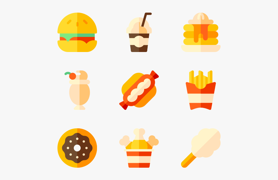 Fast Food, Transparent Clipart