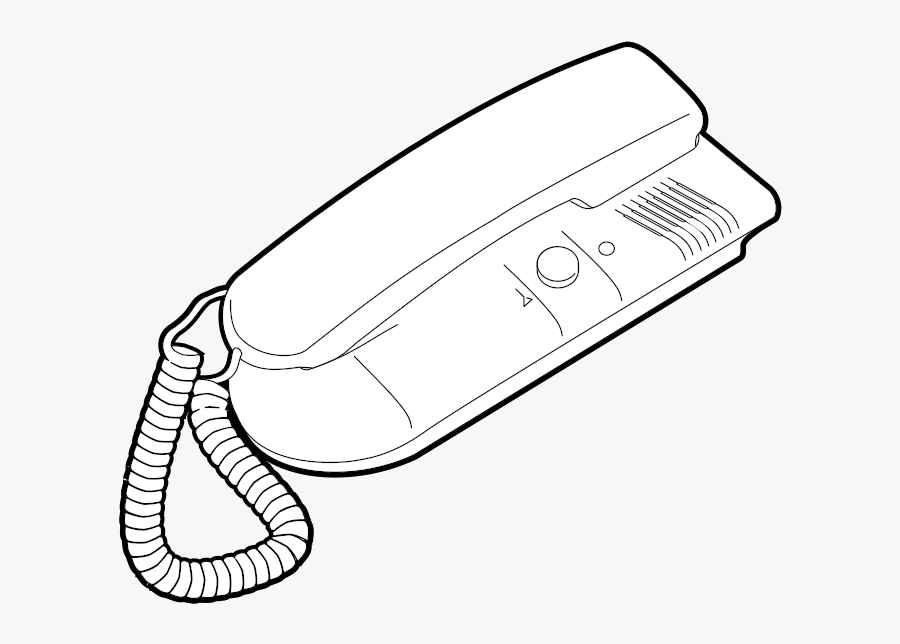 Line Art,angle,walking Shoe - Outline Telephone, Transparent Clipart