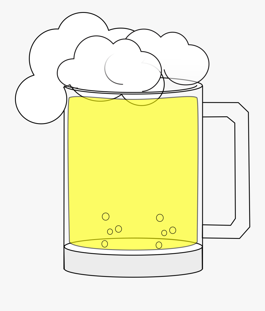 Happy Hour Beer Animation - Animation Beer, Transparent Clipart