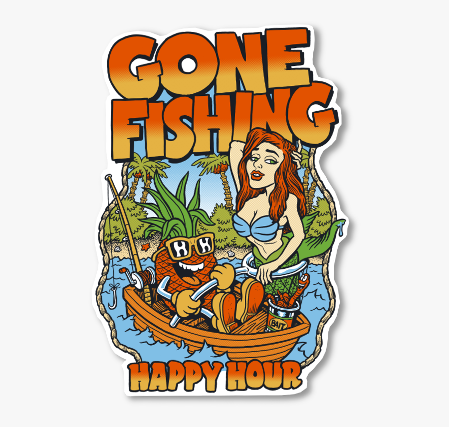 Gone Fishing, Transparent Clipart