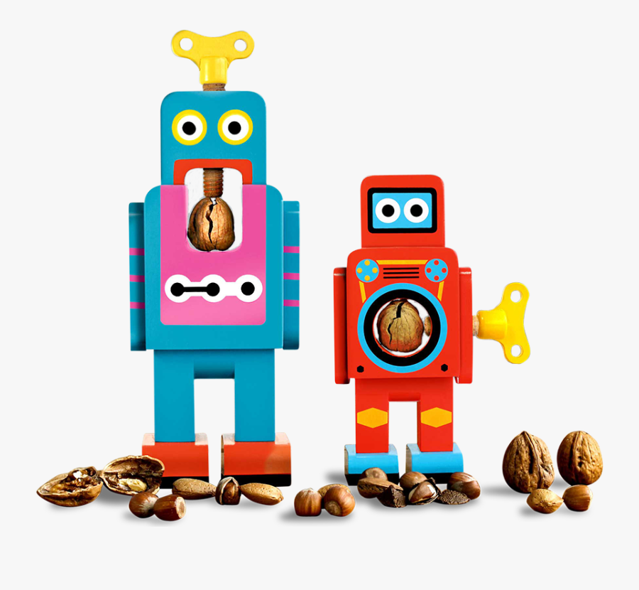 Robot Crackers Gessato - Robot Nutcracker, Transparent Clipart