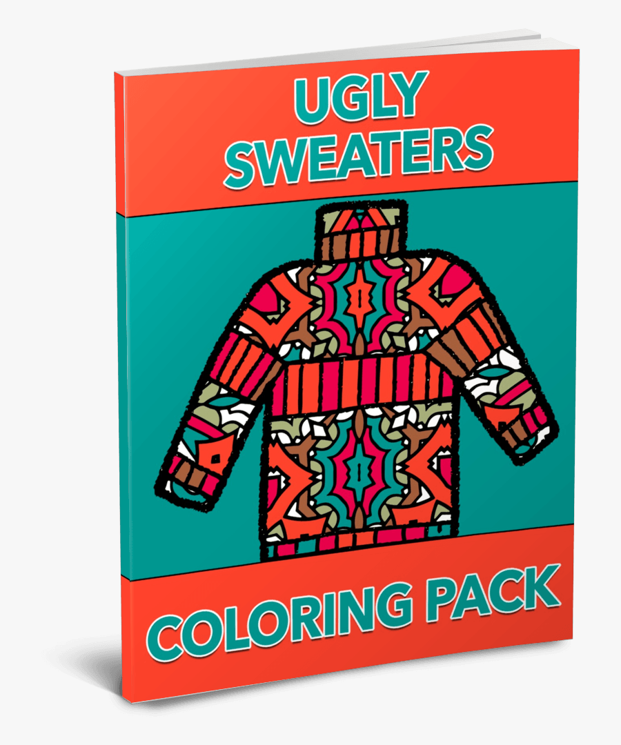 Ugly Sweaters Coloring Pack - Poster, Transparent Clipart