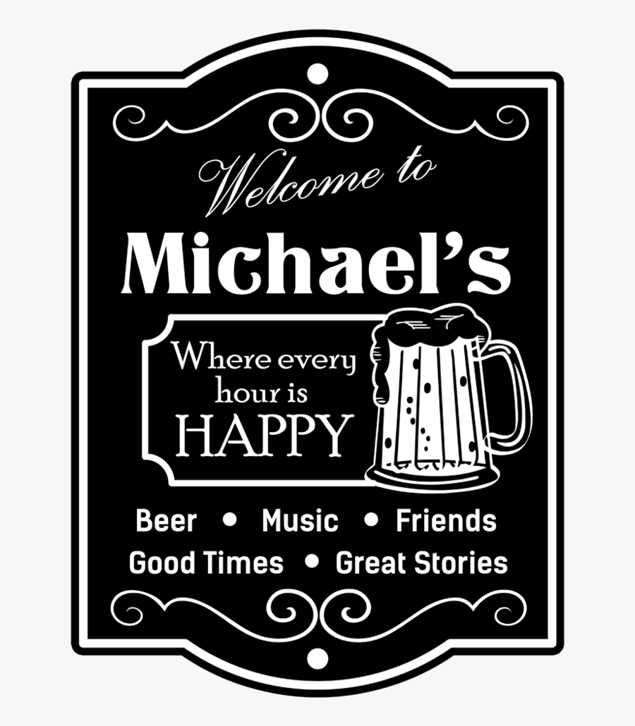 Custom Beer Happy Hour // - Blackboard Happy Hour Beer, Transparent Clipart