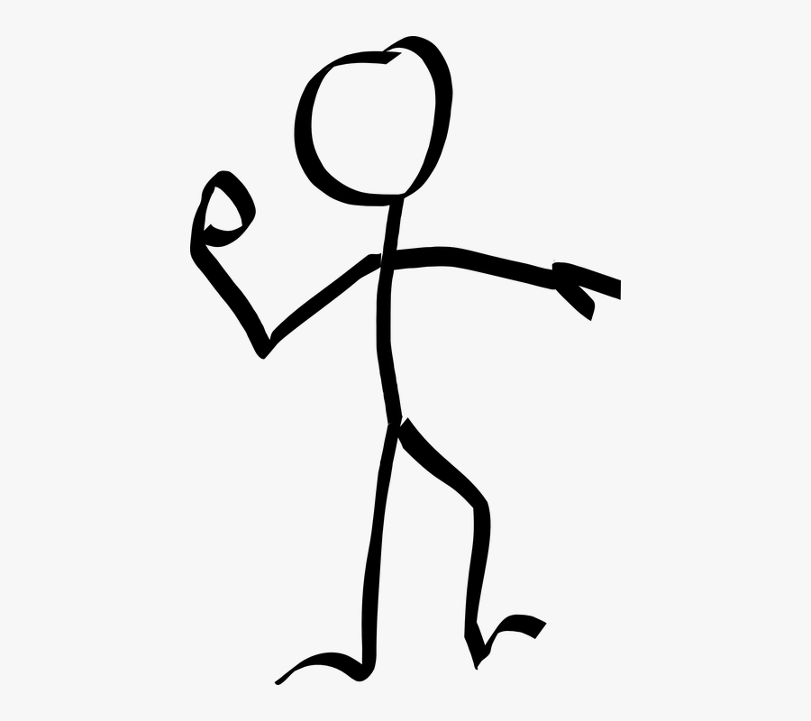Stickman, Stick Figure, Matchstick Man, Throwing - Stick Figure Transparent Background, Transparent Clipart