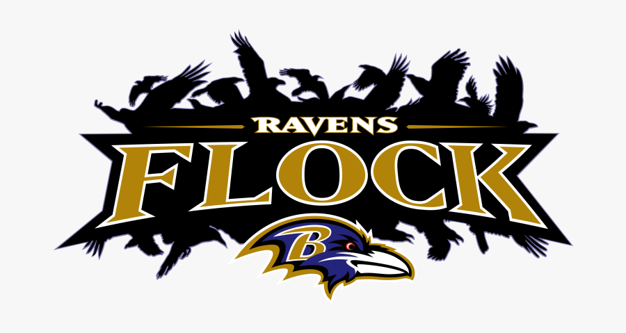 Ravens Flock - Transparent Baltimore Ravens Logos, Transparent Clipart