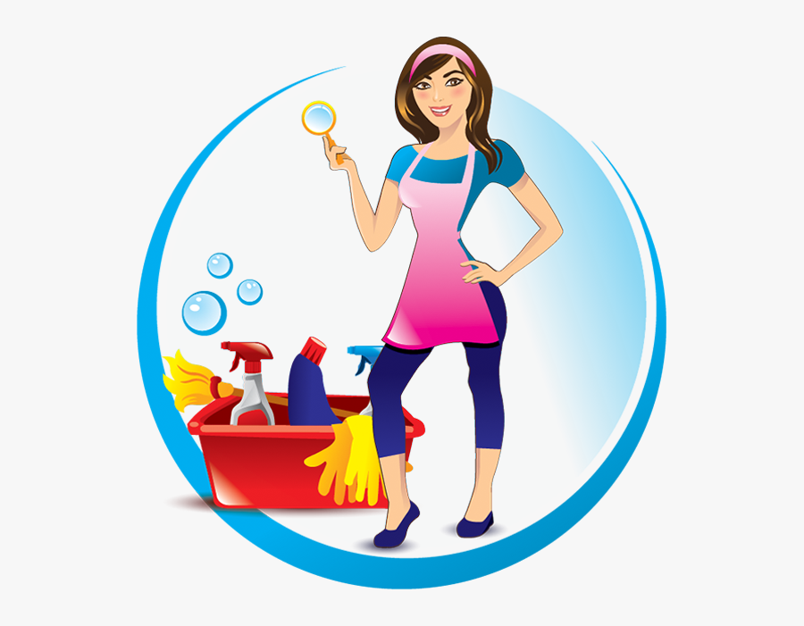 Fussy Cleaning Services - Clip Art Cleaning Lady , Free ...