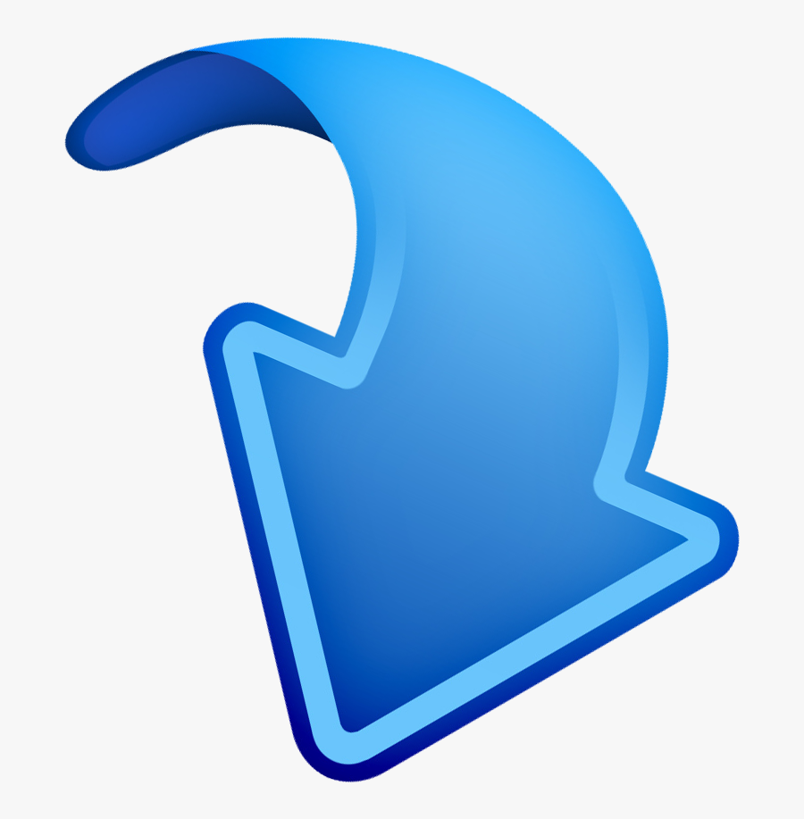 Blue Arrow Transparent Icon, Transparent Clipart