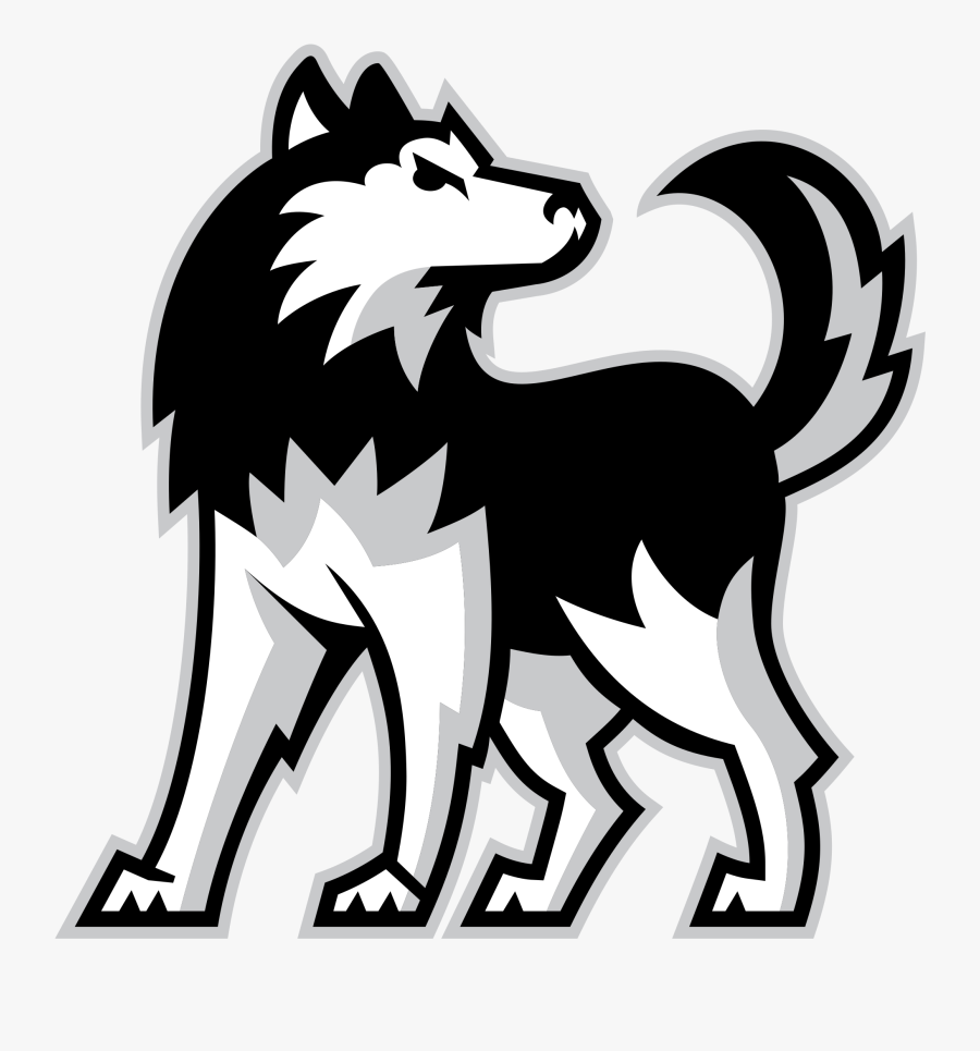 Transparent Husky Mascot Clipart - Niu Huskies, Transparent Clipart
