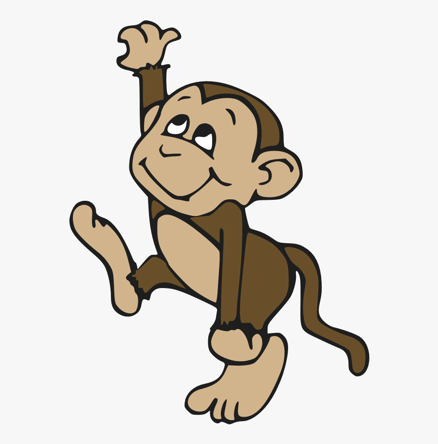 Freemonkey Tree Png - Monkey Cartoon Transparent Background, Transparent Clipart