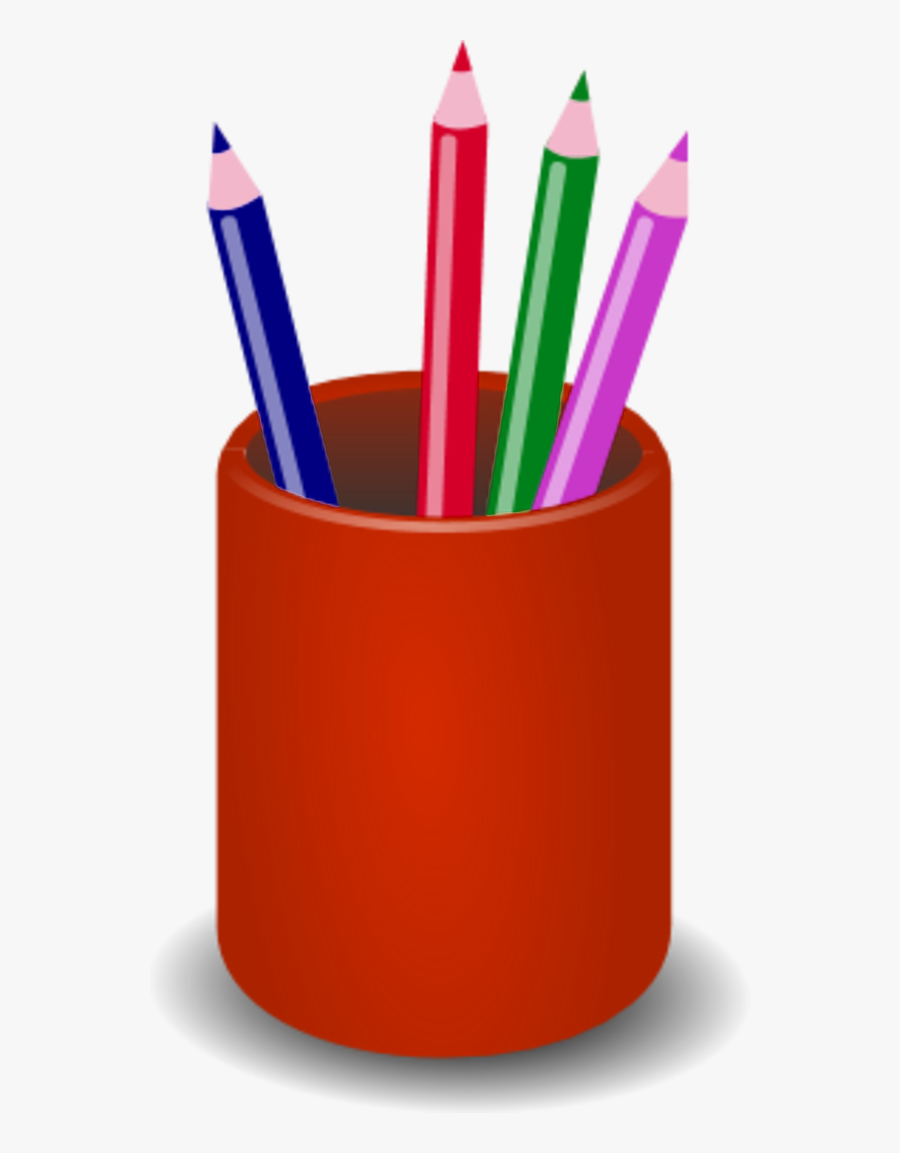 Pencils Clipart Jar - Pencil Holder Clip Art, Transparent Clipart