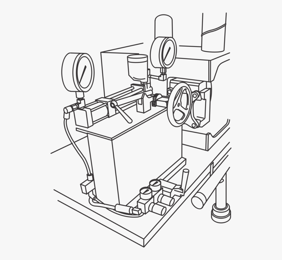 Line Art,angle,machine - Machines Drawings Pngs, Transparent Clipart