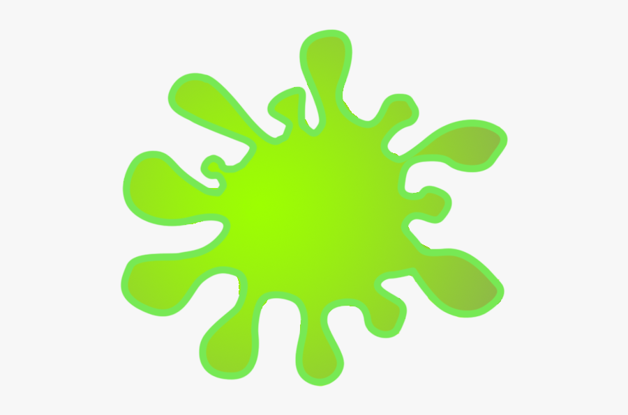 Paintball Clipart Slime - Paint Splatter Cut Out, Transparent Clipart