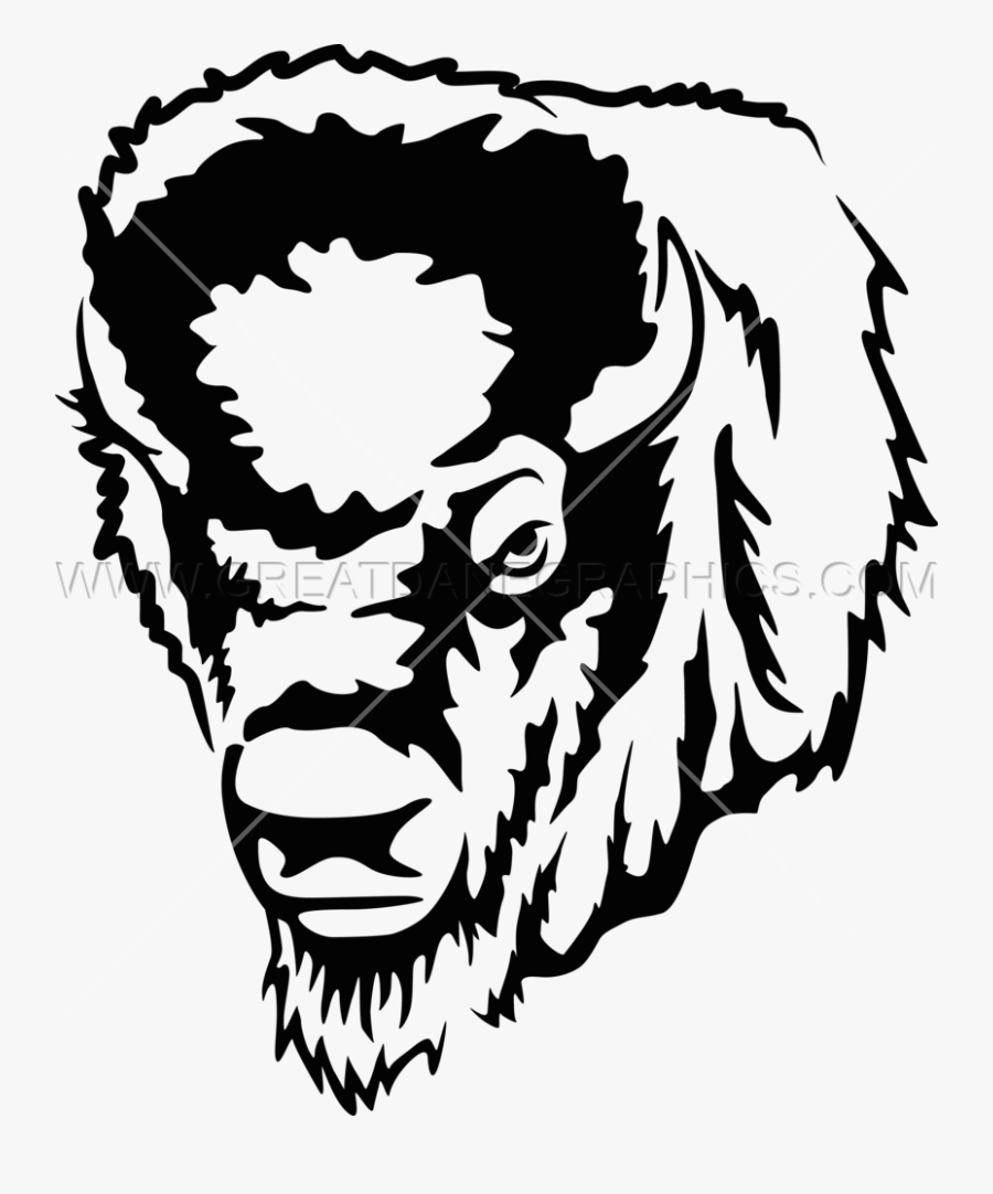 Transparent Buffalo Bills Clipart - Buffalo Head Transparent Background, Transparent Clipart