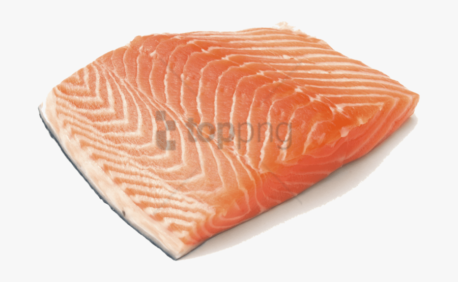 Transparent Salmon Clipart Black And White - Cooked Salmon No Background, Transparent Clipart