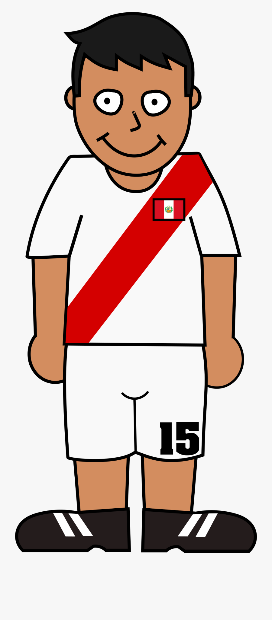 Football Player Peru Transparent - World Cup Soccer Player Clipart Png, Transparent Clipart