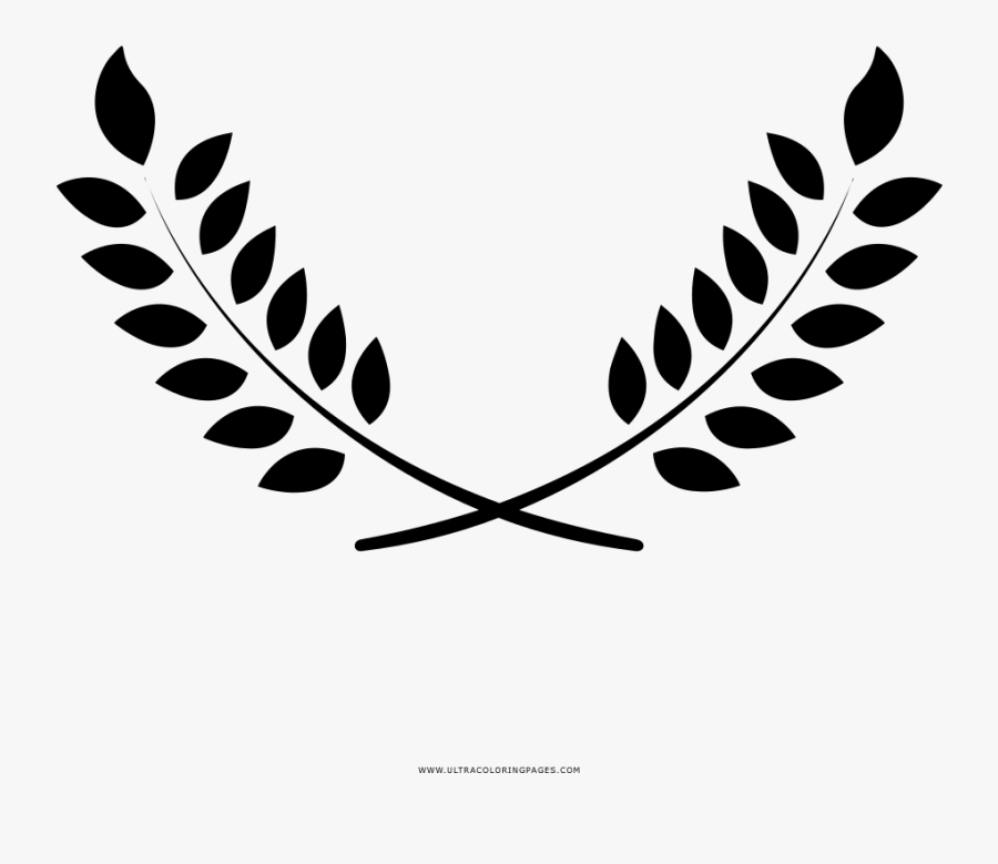 Laurel Wreath Coloring Page - Certificate Of Excellence Travel, Transparent Clipart
