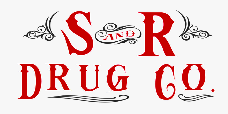 S And R Drug Company - Black And White Patterns, Transparent Clipart
