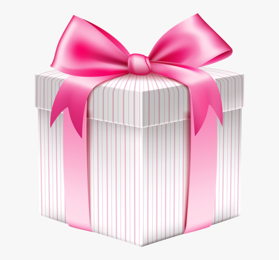 Clip Art Pink Giftbox - Happy Birthday Gift Box Png, Transparent Clipart