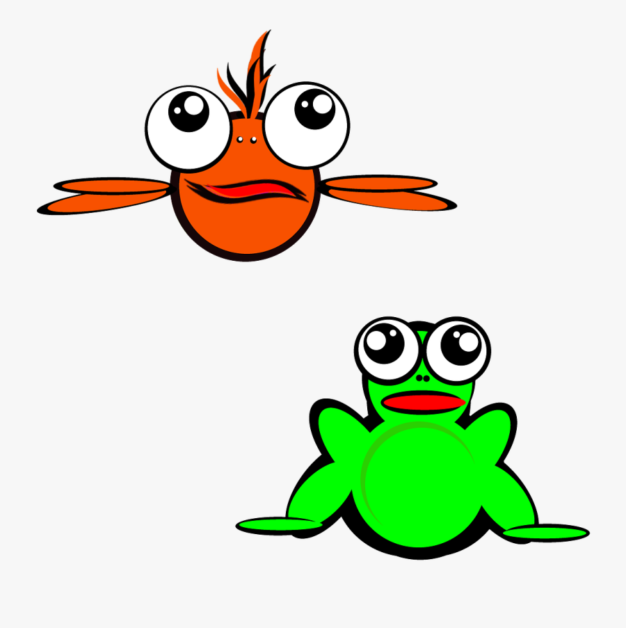 Fish Frog Cartoon Cartoon Characters Clip-art - Cartoons Pics Fish Characters, Transparent Clipart