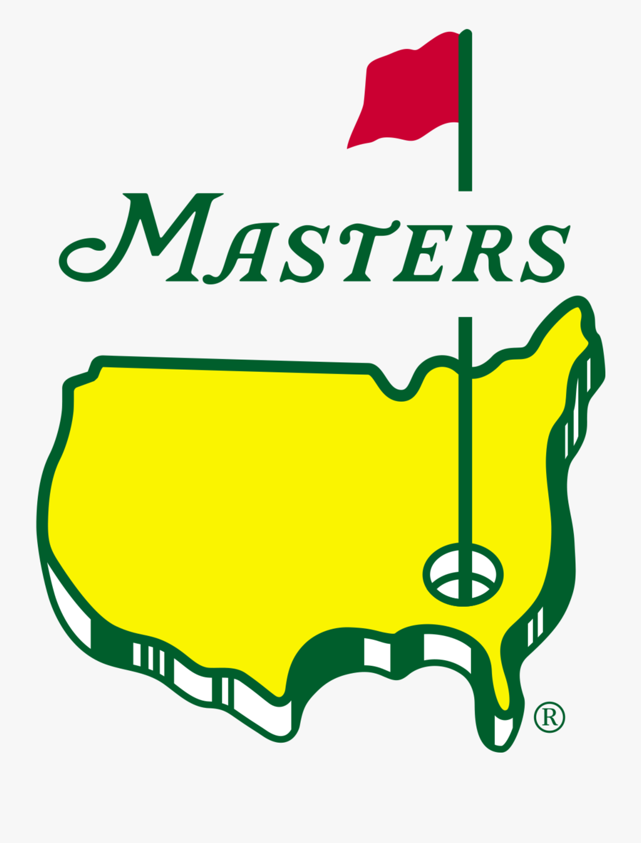 Masters Golf Font, Transparent Clipart