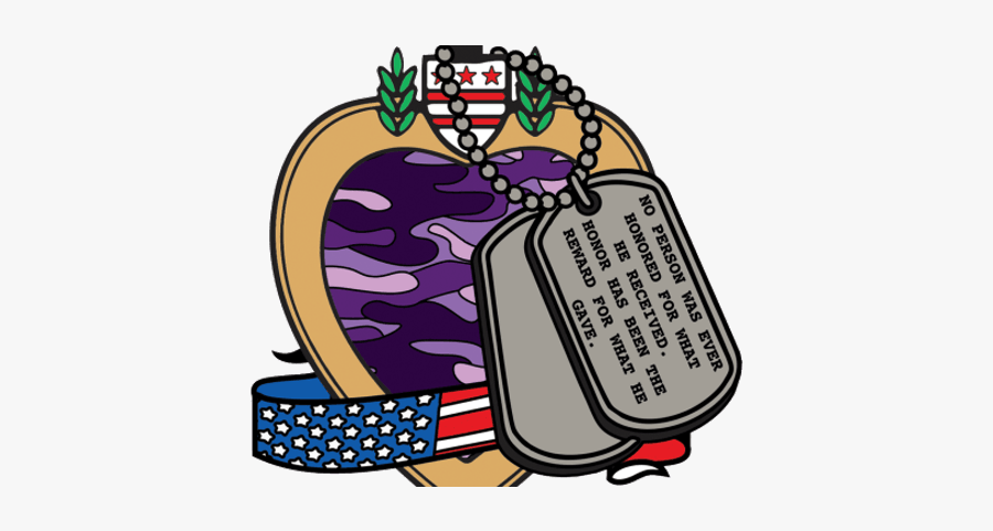 Purple Heart Day 2019, Transparent Clipart